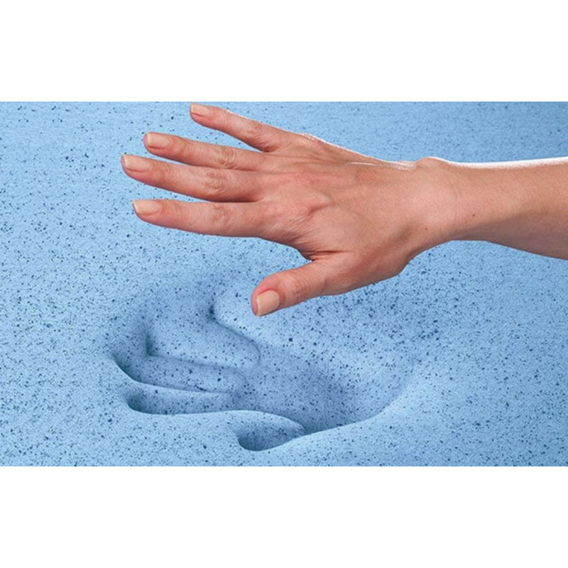 Matelas en mousse viscoélastique imprégnée de gel 10 po Montego de Cannabeds, Double / double