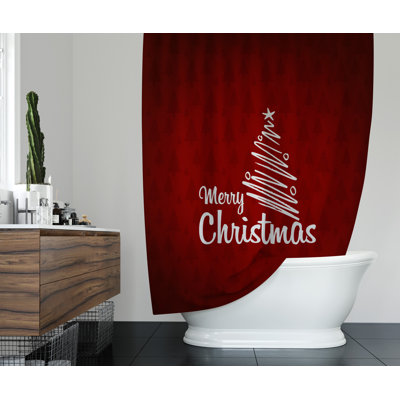Rideau de douche simple