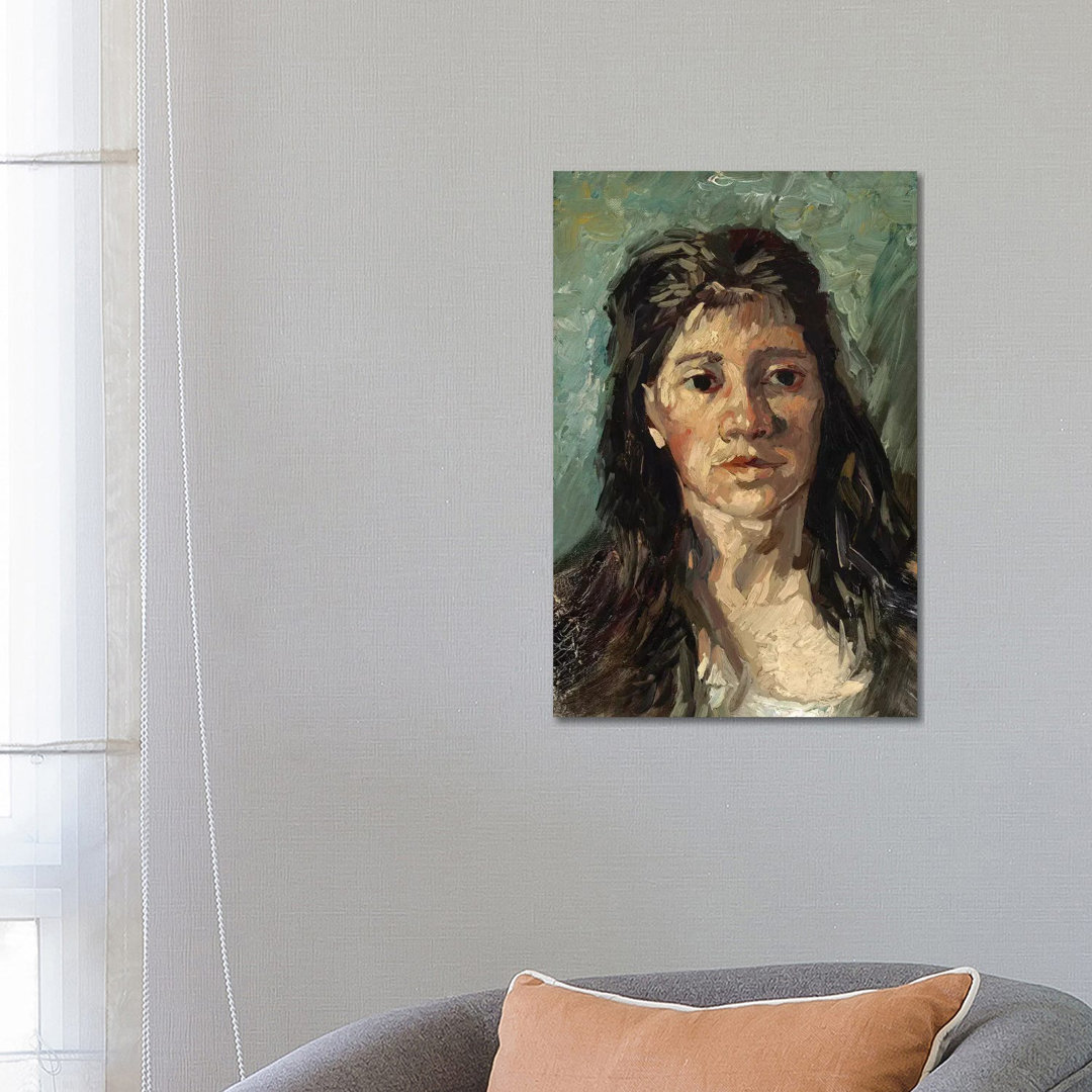 Head Of A Prostitute, 1885 by Vincent Van Gogh - Wrapped Canvas Gallery-Wrapped Canvas Giclée