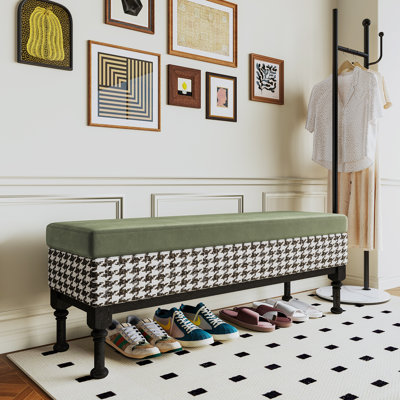 Modern and Simple Fabric Bench