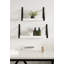 Tablette décorative en bois massif 2 pièces Glenbrook-1854825396