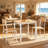 3-Piece Apartment Dining Table and Chairs Set