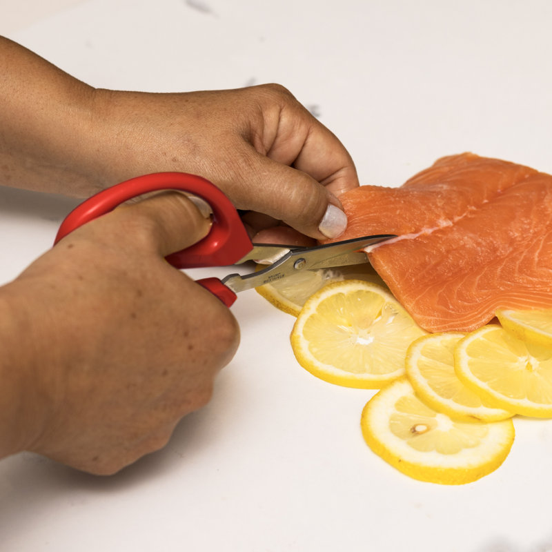 Ciseaux de cuisine tout usage JOYCE CHEN, Rouge