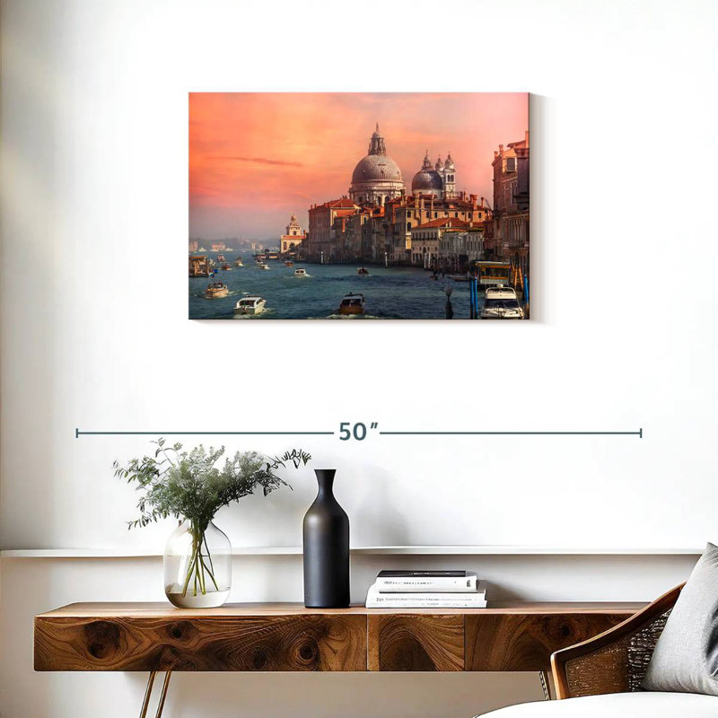 Italy Grand Canal, 20" H x 30" W