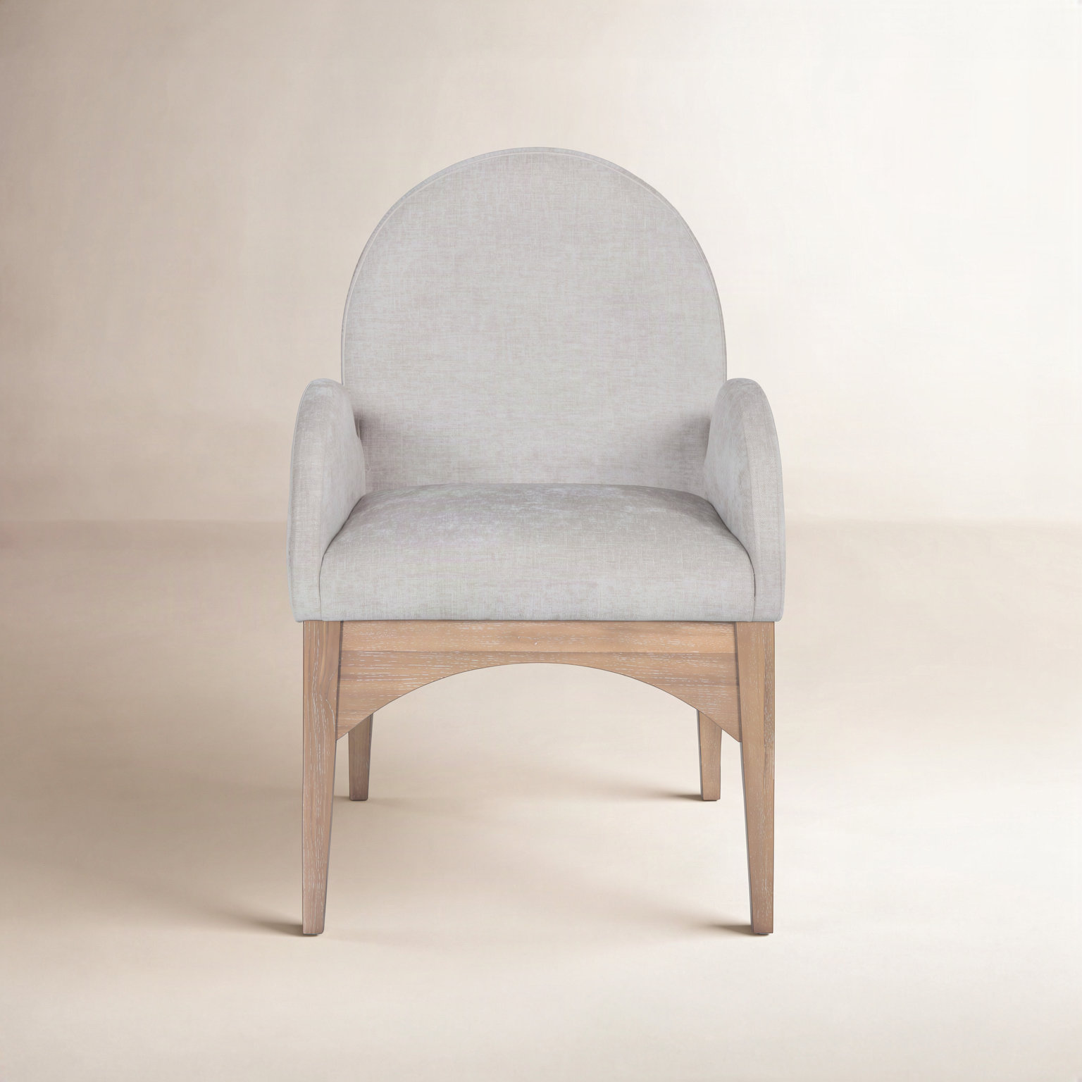 Waldorf Dining Armchair, Gray, Natural