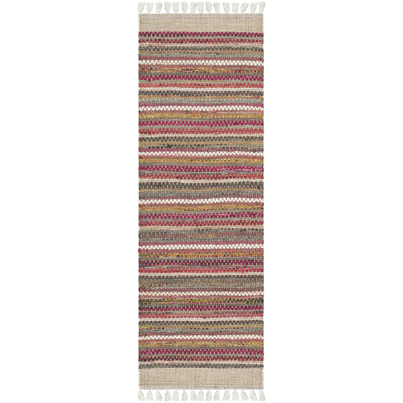 Tapis d'intérieur fait à la main Higginson, Tapis de couloir 2 pi 6 po x 8 pi