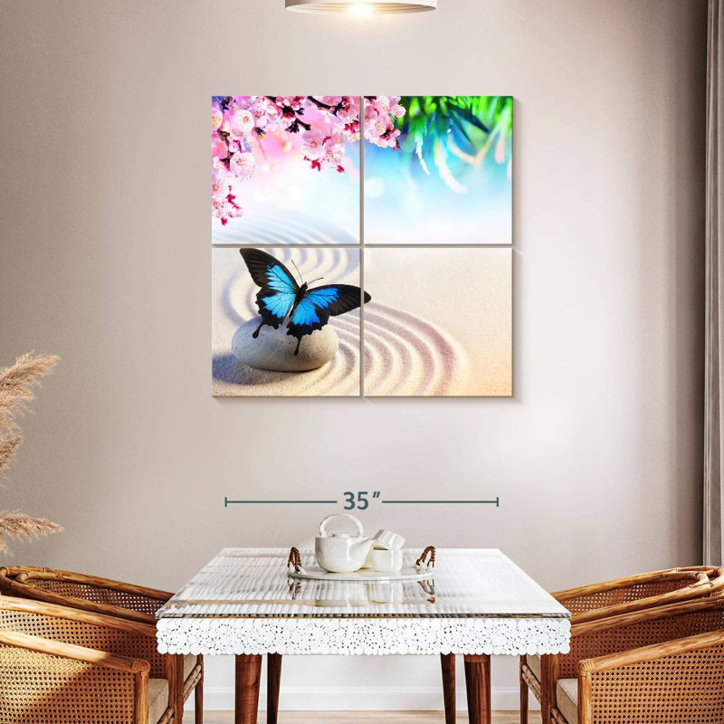 Brampt Zen Swallowtail Butterfly, 38" H x 38" W