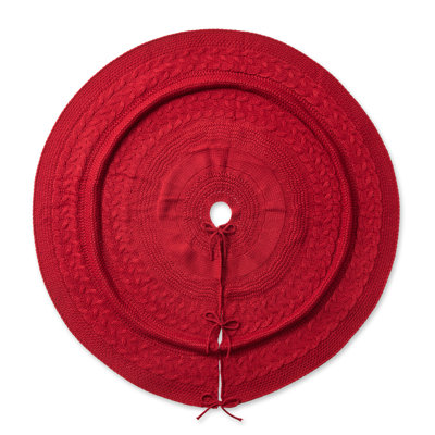 Solid Color 100% Acrylic Tree Skirt