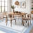 Modern Machine Washable Rug Bordered Design Non-Slip Low Pile Rubber Backing Area Rug for Living Room Bedroom Kitchen Dining Room-421405154