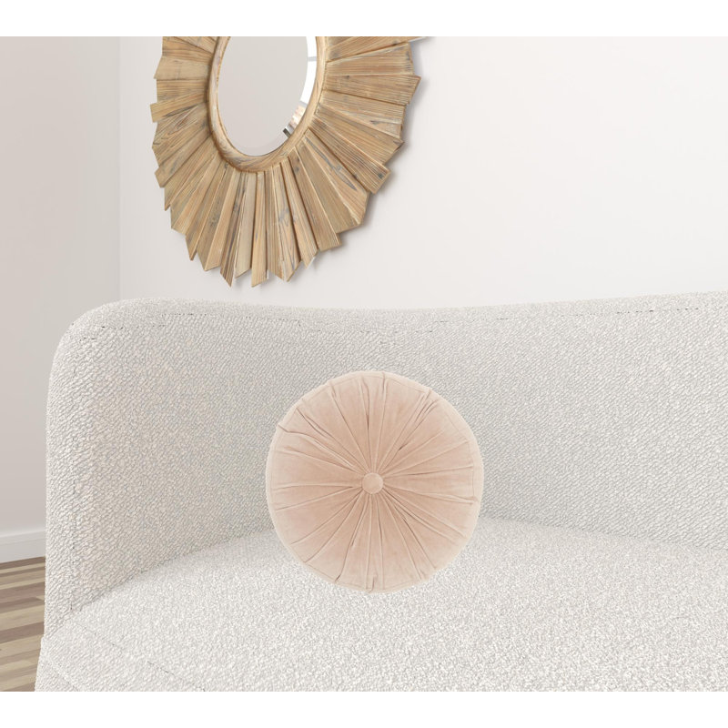 Coussin décoratif touffeté rose clair, Rose clair