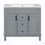 Meuble-lavabo 36 po avec lavabo supérieur et armoire à miroir-2028937385