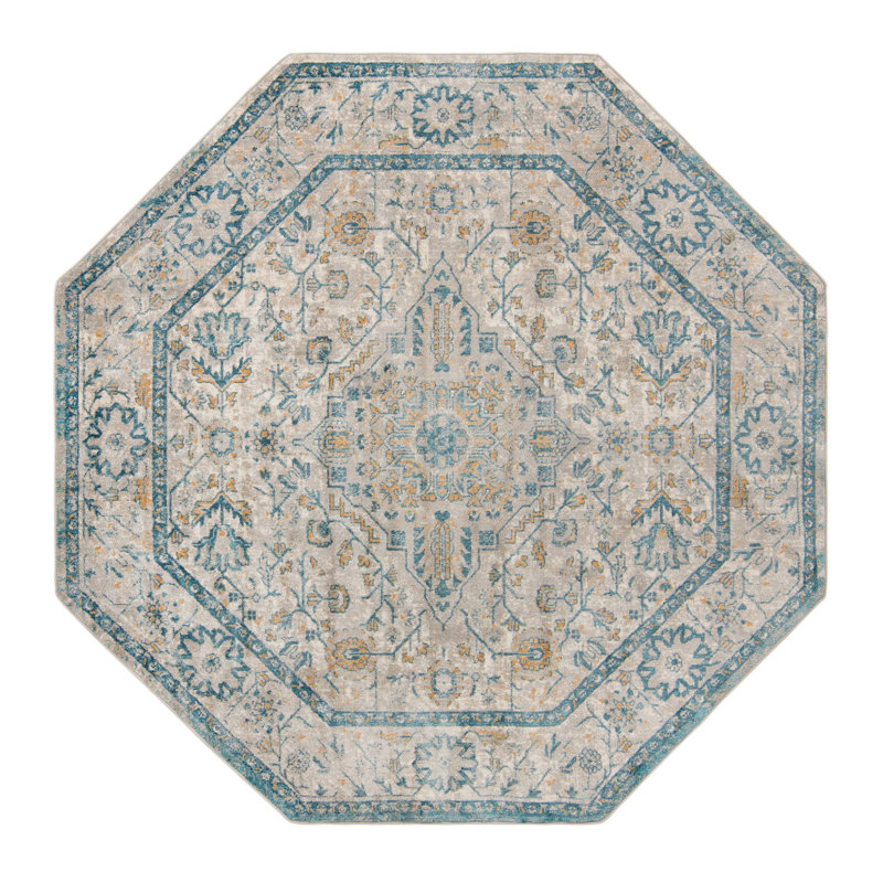 Gause Oriental Indoor Rug, Octagon 7'10" x 7'10"