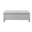 Banc de rangement rectangulaire à fermeture douce