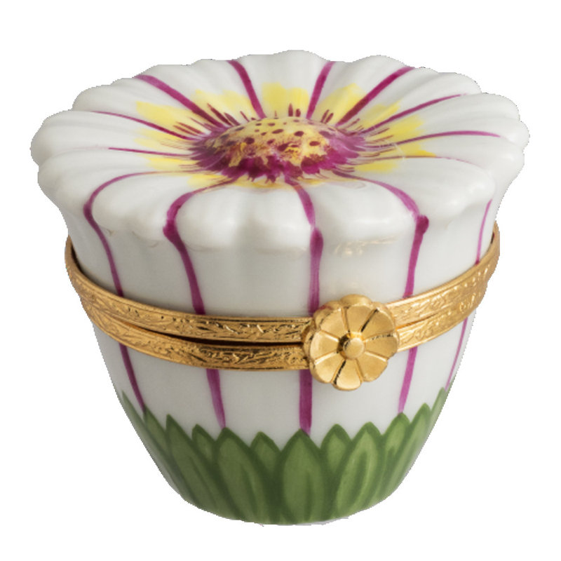 Flowers Handmade Ceramic Decorative Box