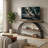 TV Stand Fits TVs up to 65", Industrial Entertainment Center with Storage Shelf