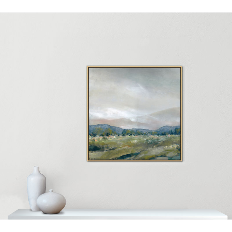 The Spring Coulee - Square Version Print by Carol Robinson, 37.5" H x 37.5" W, Natural