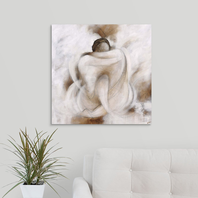«Mallon Love Embraces» par Rikki Drotar - impression, H 20 po x l 20 po, Toile tendue, Sans cadre