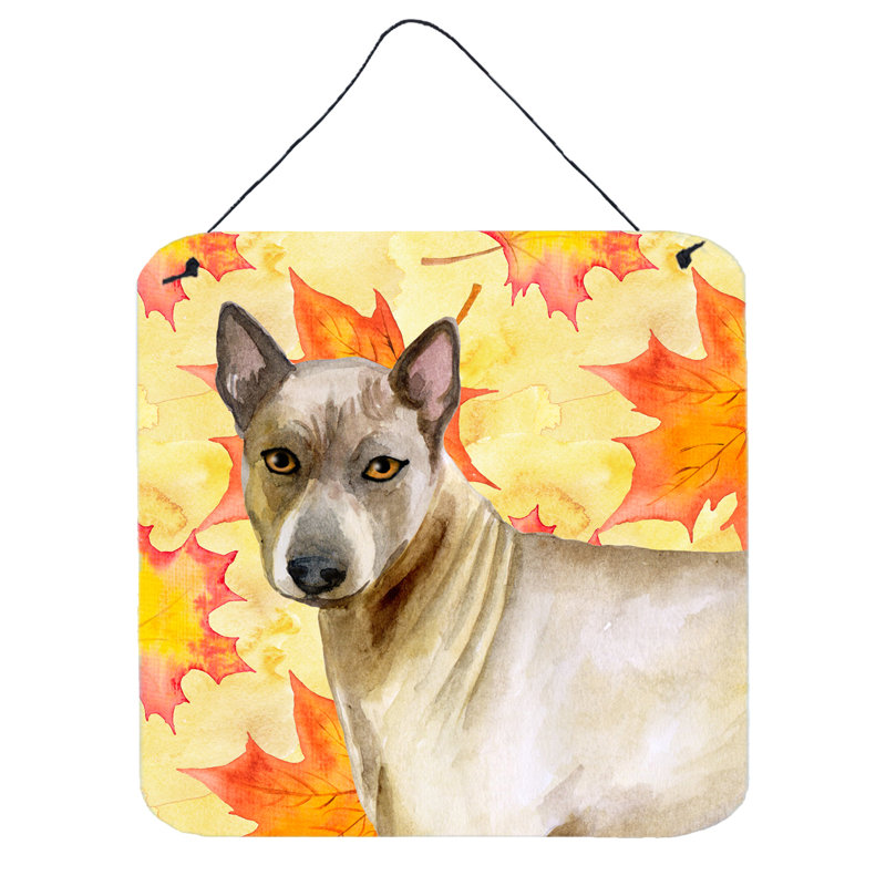 Décoration murale automne, Chien thaïlandais à crête dorsale