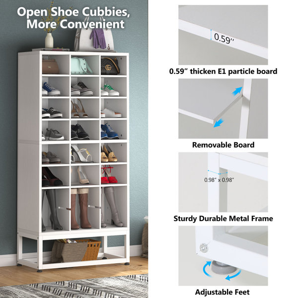 Latitude Run® 24 Pair Shoe Rack & Reviews | Wayfair