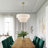 4 - Light Dimmable Drum Chandelier-254080605-254080604