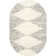 Reserve Trellis Shag Area Rug for Living Room Bedroom Dining Room Nursery, Off White/Charcoal