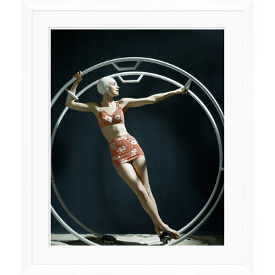 Glamour, "Model Wearing A Swimsuit In An Exercise Ring," John Rawlings, June 1, 1942 Print by John Rawlings