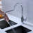 Contemporary Pull Down Single Handle Kitchen Faucet with Accessories-38767979