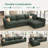 Bouley Modular Corduroy Sectional Sofa U-shaped Cloud Couch-102507029