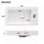 Meuble-lavabo flottant avec lavabo en résine