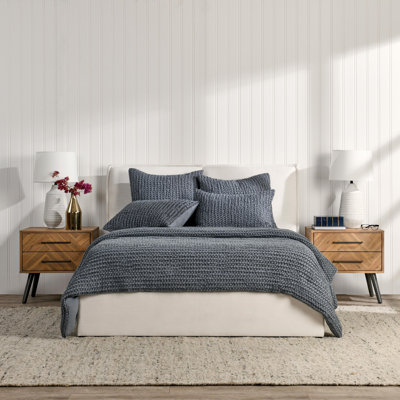 Colmar 4-Piece Linen Blend Quilt Set