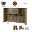 Bureau d'angle réversible avec clapier Ozro-1894578065