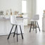 Tabouret de bar en tissu texturé Modern