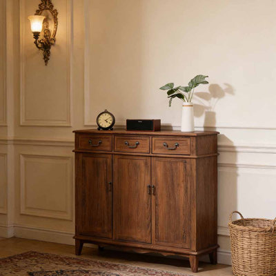 European-style shoe cabinet at the entrance