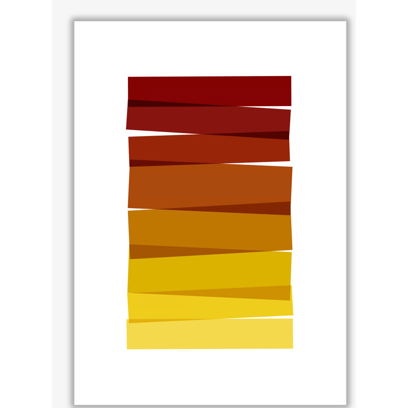 Stripes II - Print, 30 cm H x 21 cm W x 1 cm D, No Frame