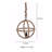 Rowden 1 - Light Brown Single Pendant