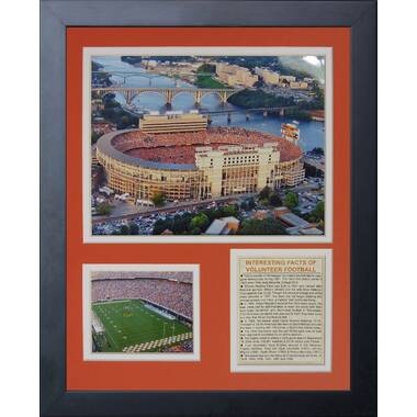 Buy Art for Less 'Peyton Manning Tennessee Volunteers' Print Poster by Darryl Vlasak Framed Memorabilia - Size: 24 H x 18 W x 1 D