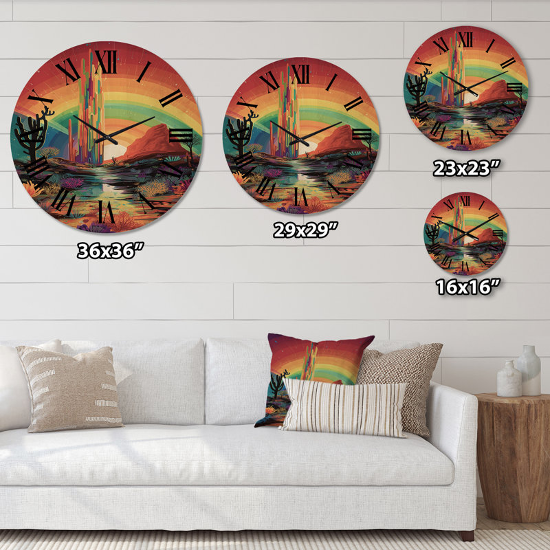 Horloge murale Saguaro, Moyenne