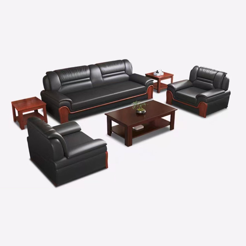 Simple modern business office sofa set