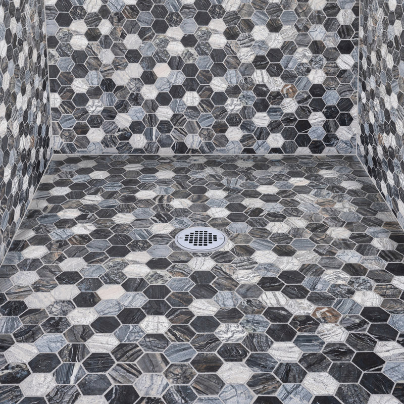 4.37'' W Drain Stopper, Polished Stainless Steel