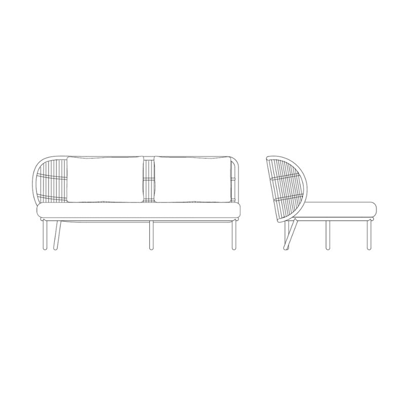 Kodo Outdoor Patio Sofa
