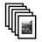 Gallery Wall Frames With Mat, Collage Picture Frames