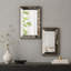 Miroir antique argenté avec détails floraux-1390091217