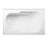 Kingston Brass Aqua Eden 60-Inch Acrylic Rectangular 3-Wall Alcove Tub with Anti Skid and Drain Hole-29273150