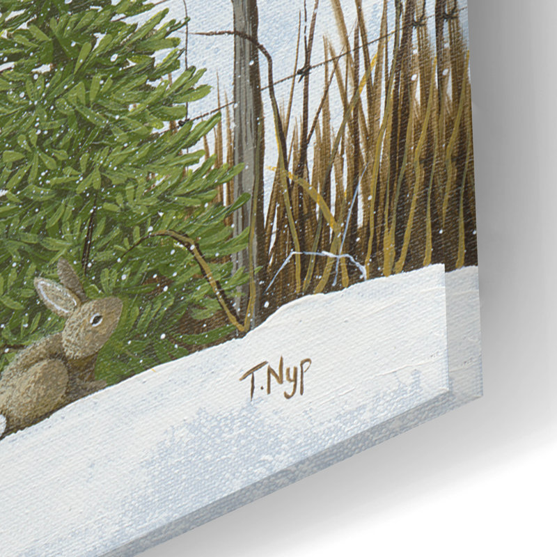  «Christmas Gate» par Tanya Nyp, art mural en verre acrylique, 24 po x 16 po, H 16 po x l 24 po