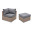 Laputz 4 Piece Outdoor Rattan Seating Set