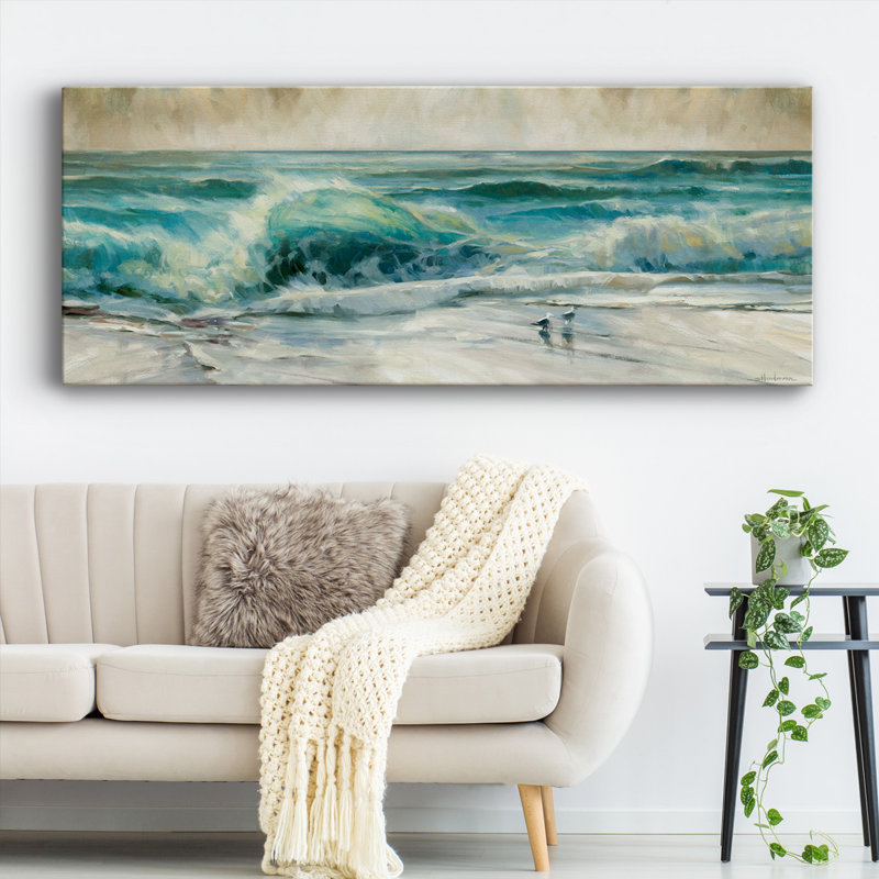 «Water Music» sur toile, H 12 po x l 30 po x P 1,5 po