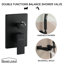 Système de douche complet avec valve brute