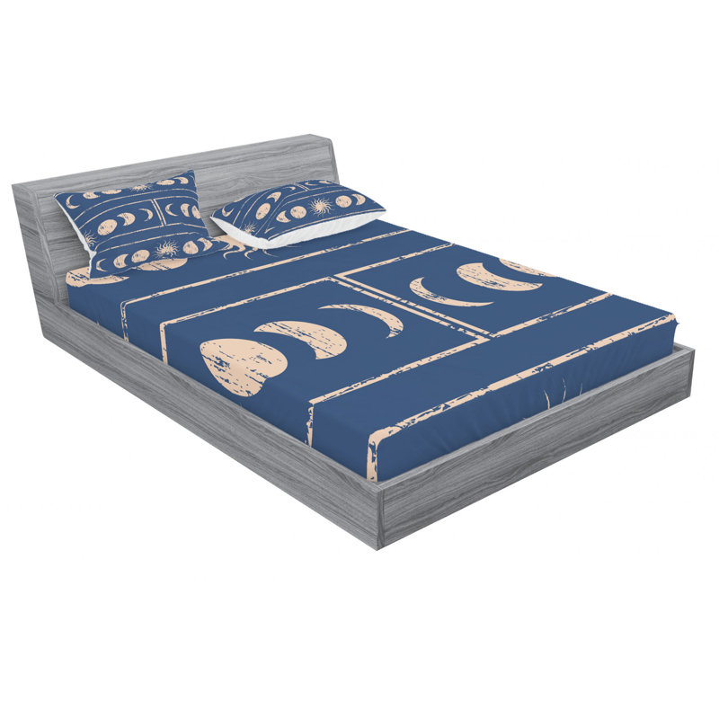 Microfiber Sheet Set, Queen Sheet Set + Fitted Sheet + 1 Pillowcase