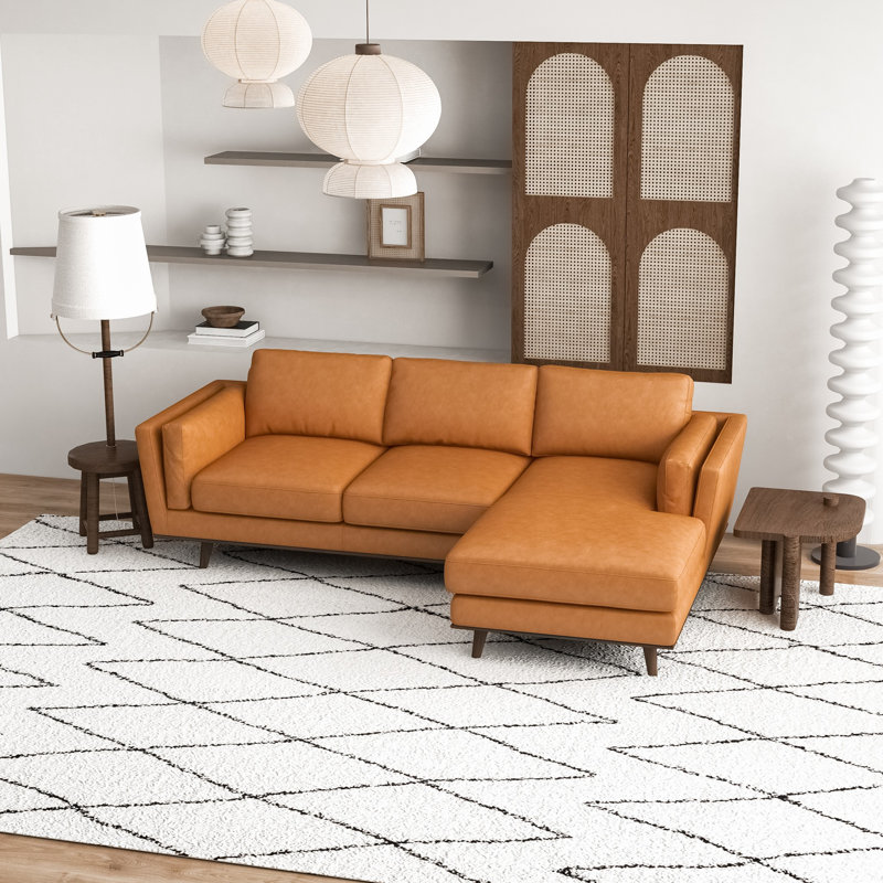 Jansen Upholstered L-Shaped Sectional, Right Hand Facing