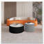 Table basse moderne en cuir fritté clair-283936061